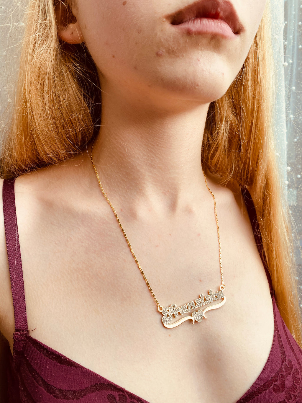 Pavé Crystal Heart Pendant