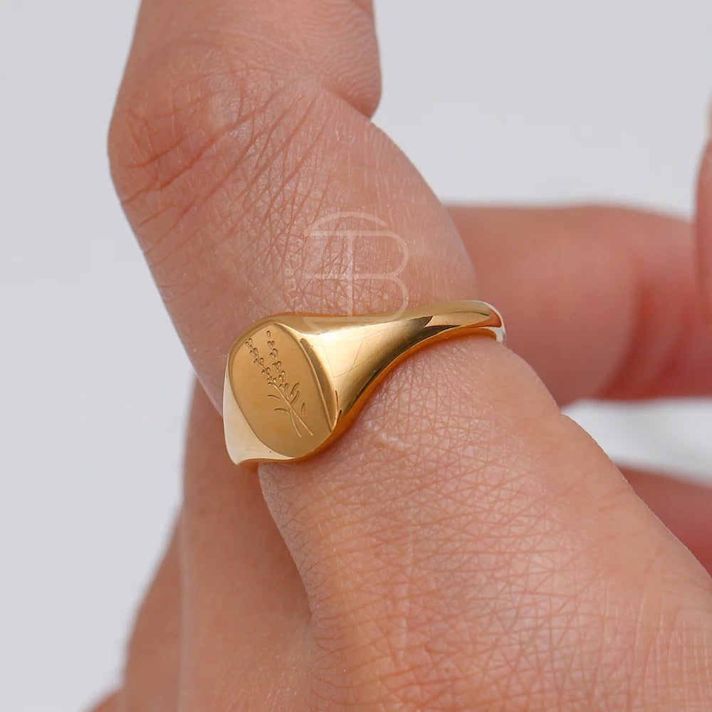 Chloris Wildflower Friendship Rings