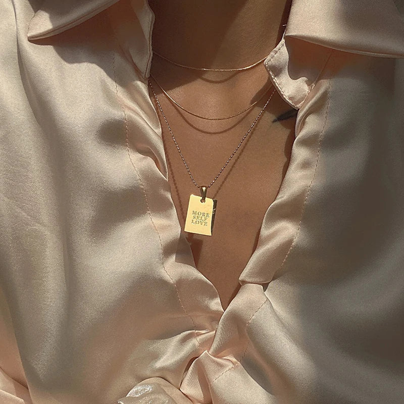 18K Gold Plated Love Pendants