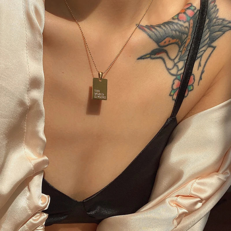 18K Gold Plated Love Pendants