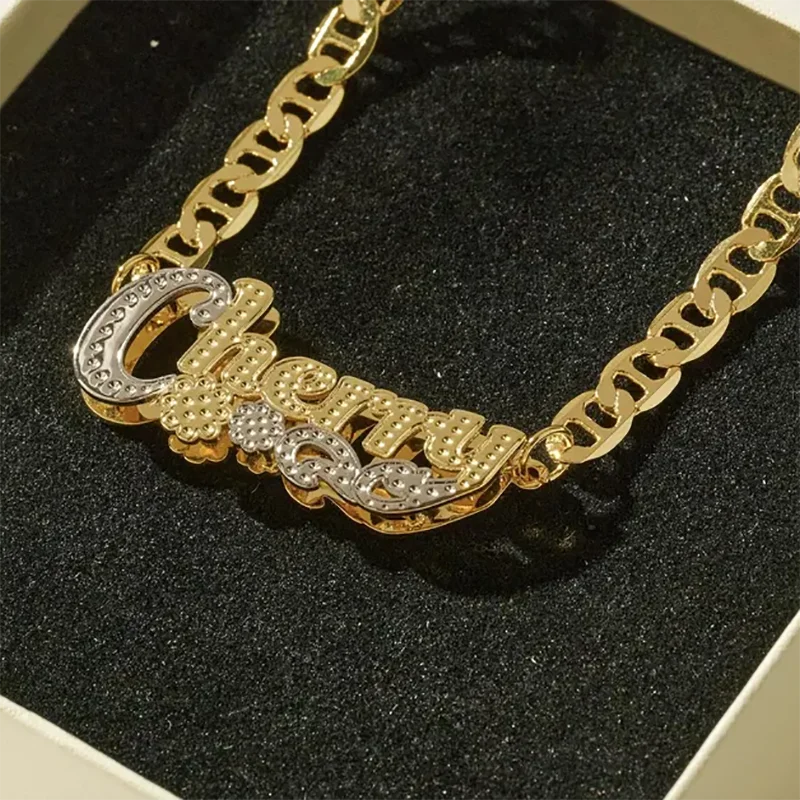 Boujee 3D Name Necklace