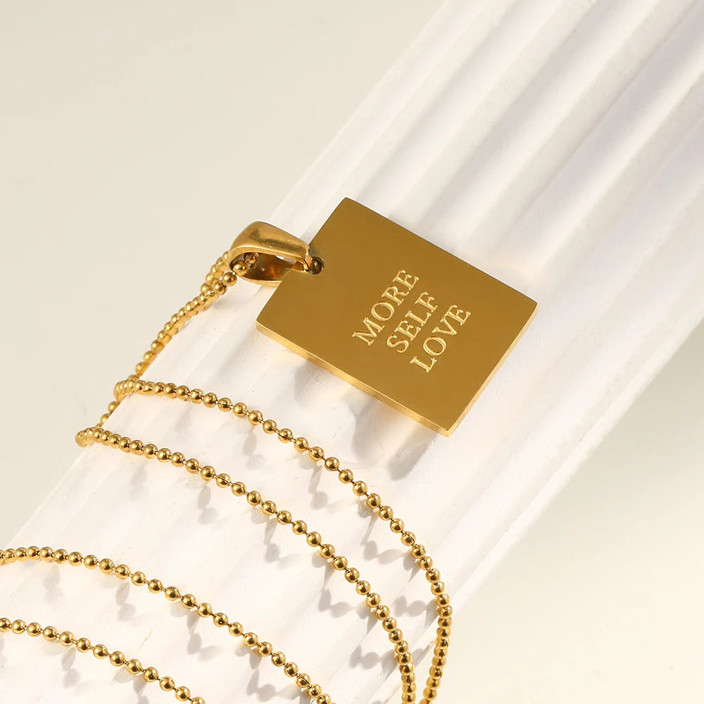 18K Gold Plated Love Pendants