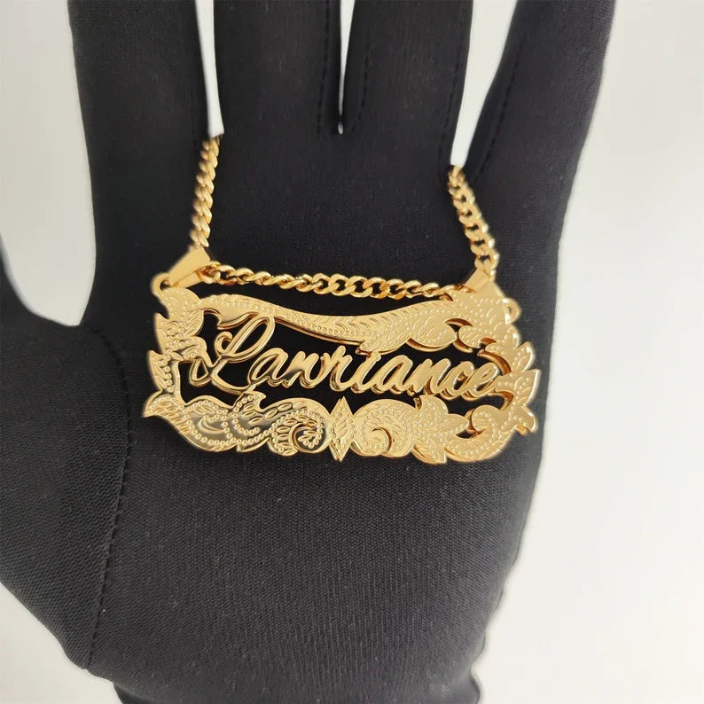 Boujee 3D Name Necklace