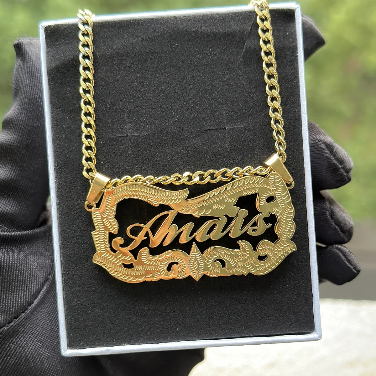 Boujee 3D Name Necklace