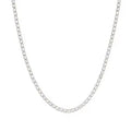 18K Gold & Silver Plated Tennis Necklace