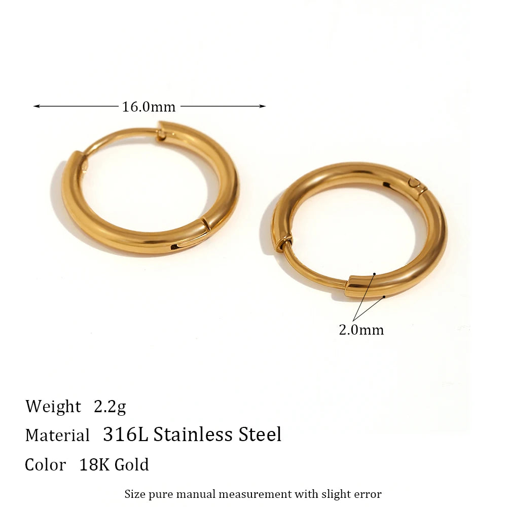 Metis 18k Gold Crystal Pave Huggie Hoops