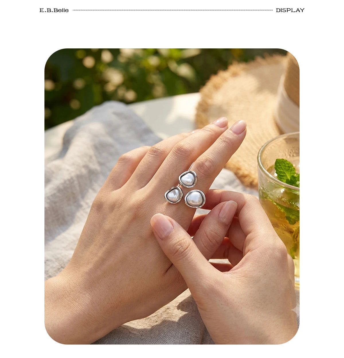 Thetis Baroque Pearl Cuff Ring