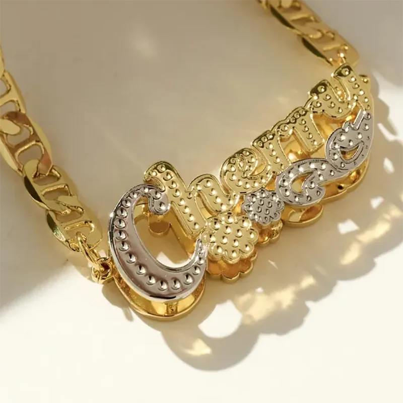 Boujee 3D Name Necklace