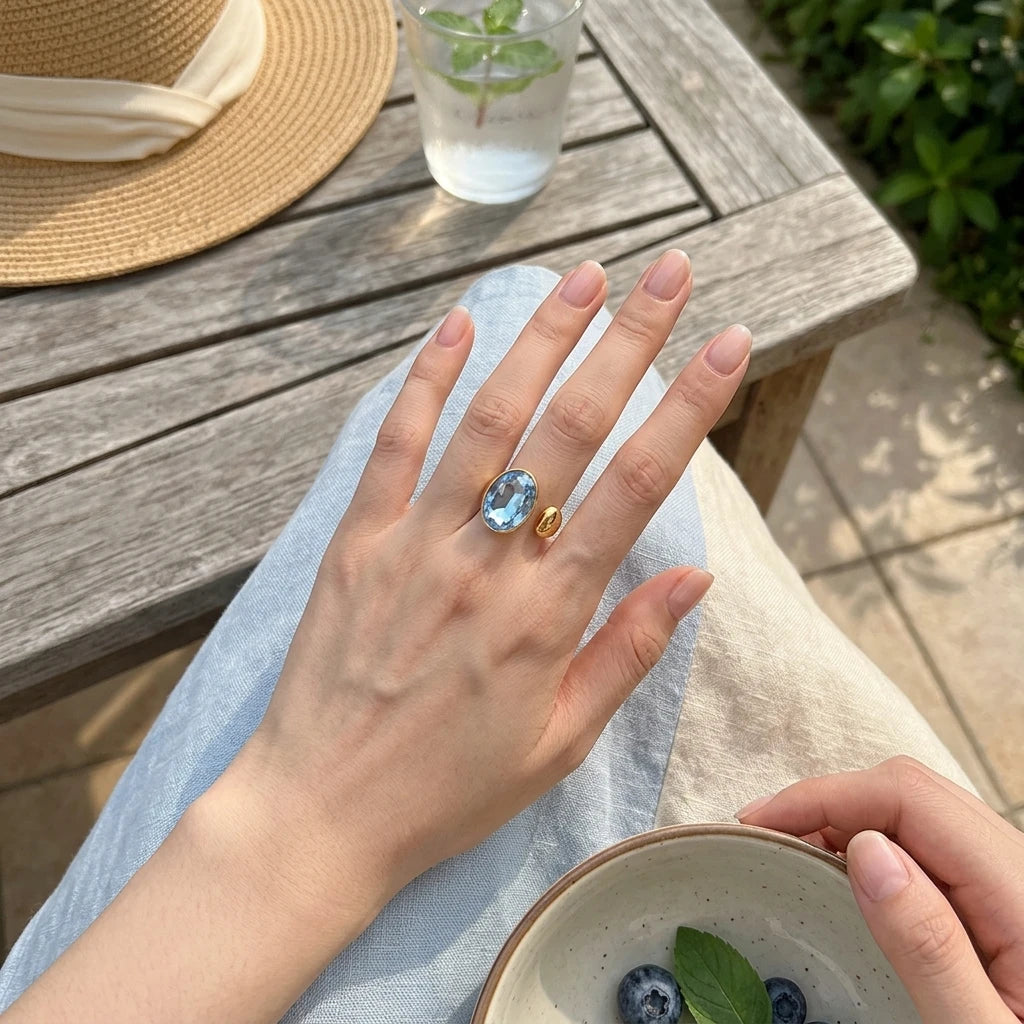 Iris Candy 18K Gold Cocktail Ring