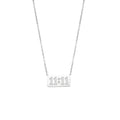 11:11 18k Gold & Silver Number Pendant