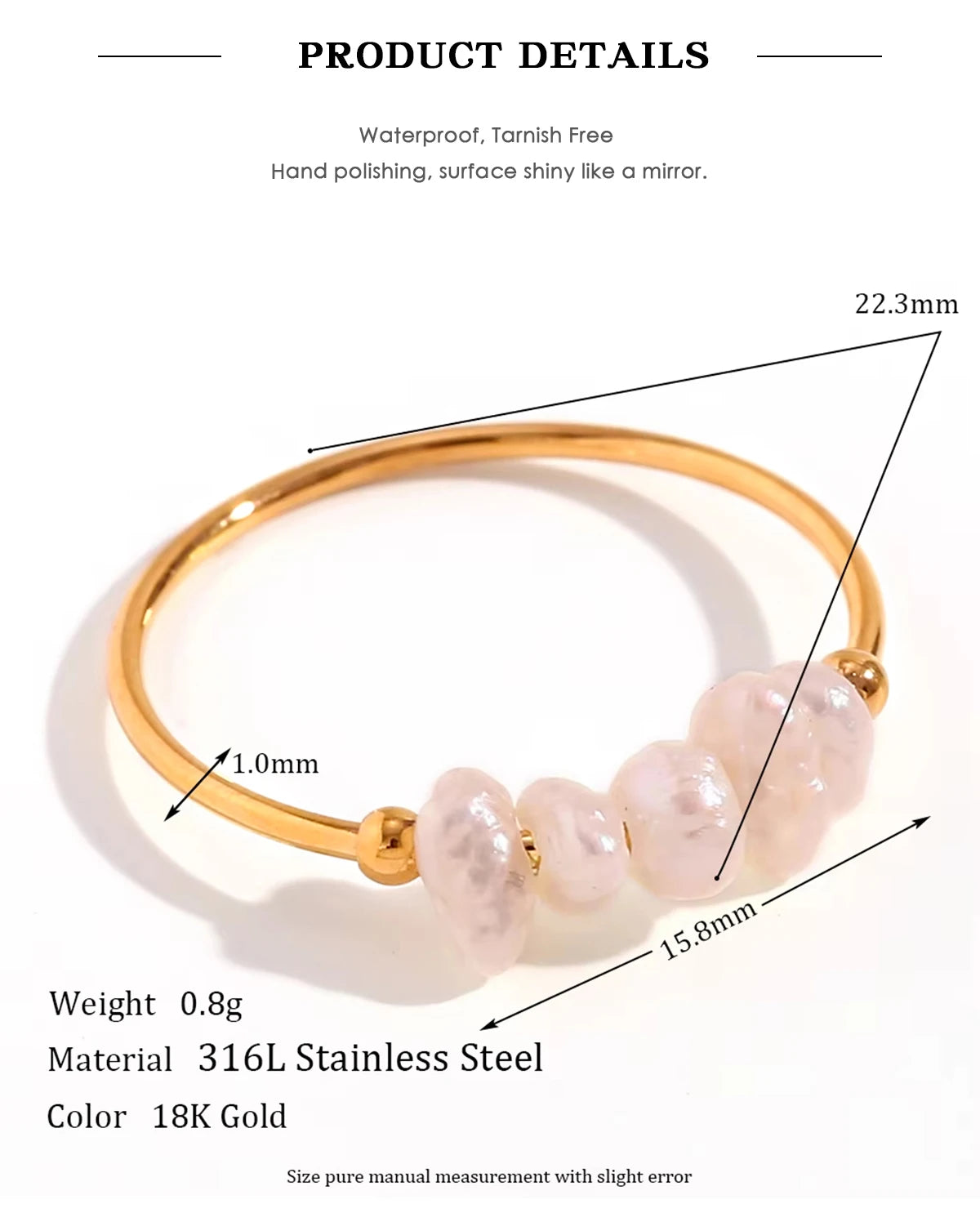 Boann Freshwater Pearl Ring