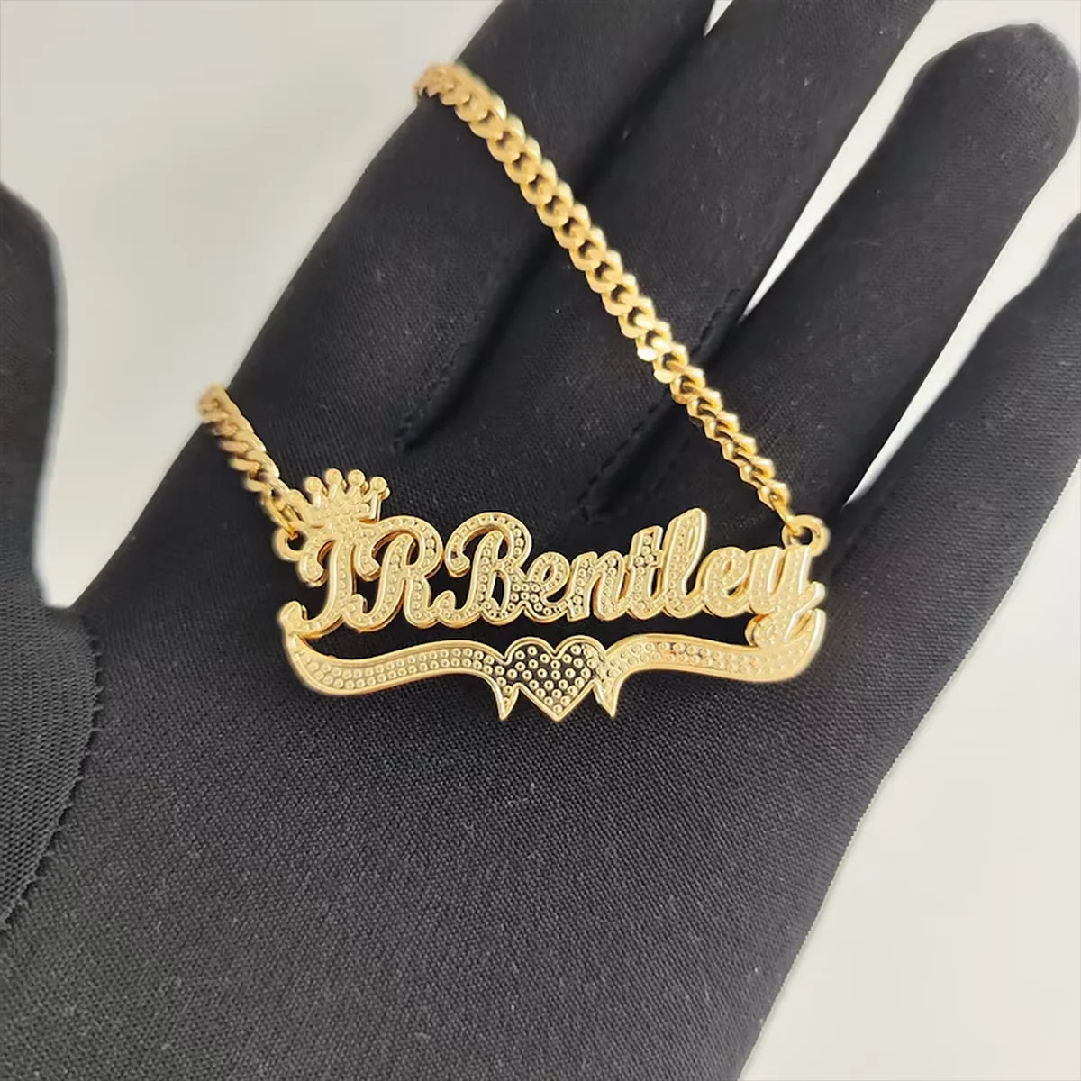 Boujee 3D Name Necklace