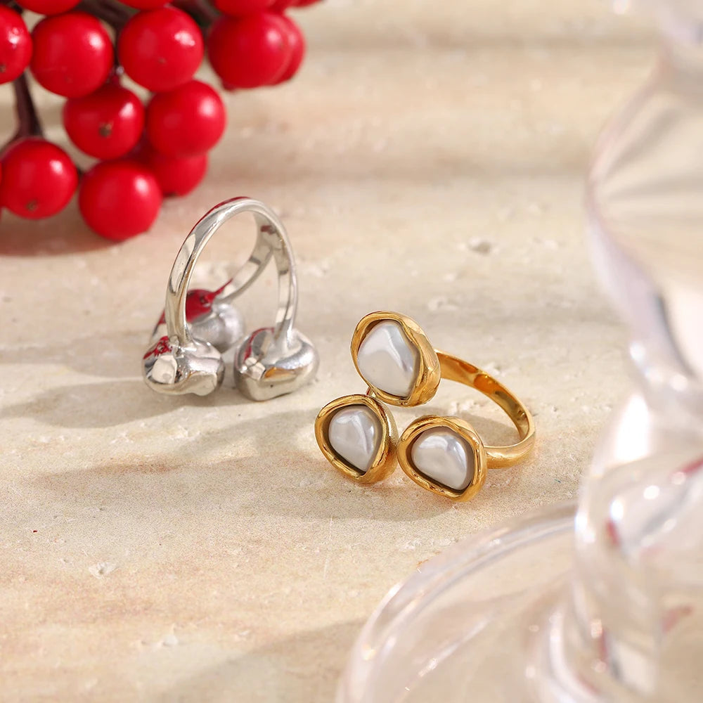 Thetis Baroque Pearl Cuff Ring