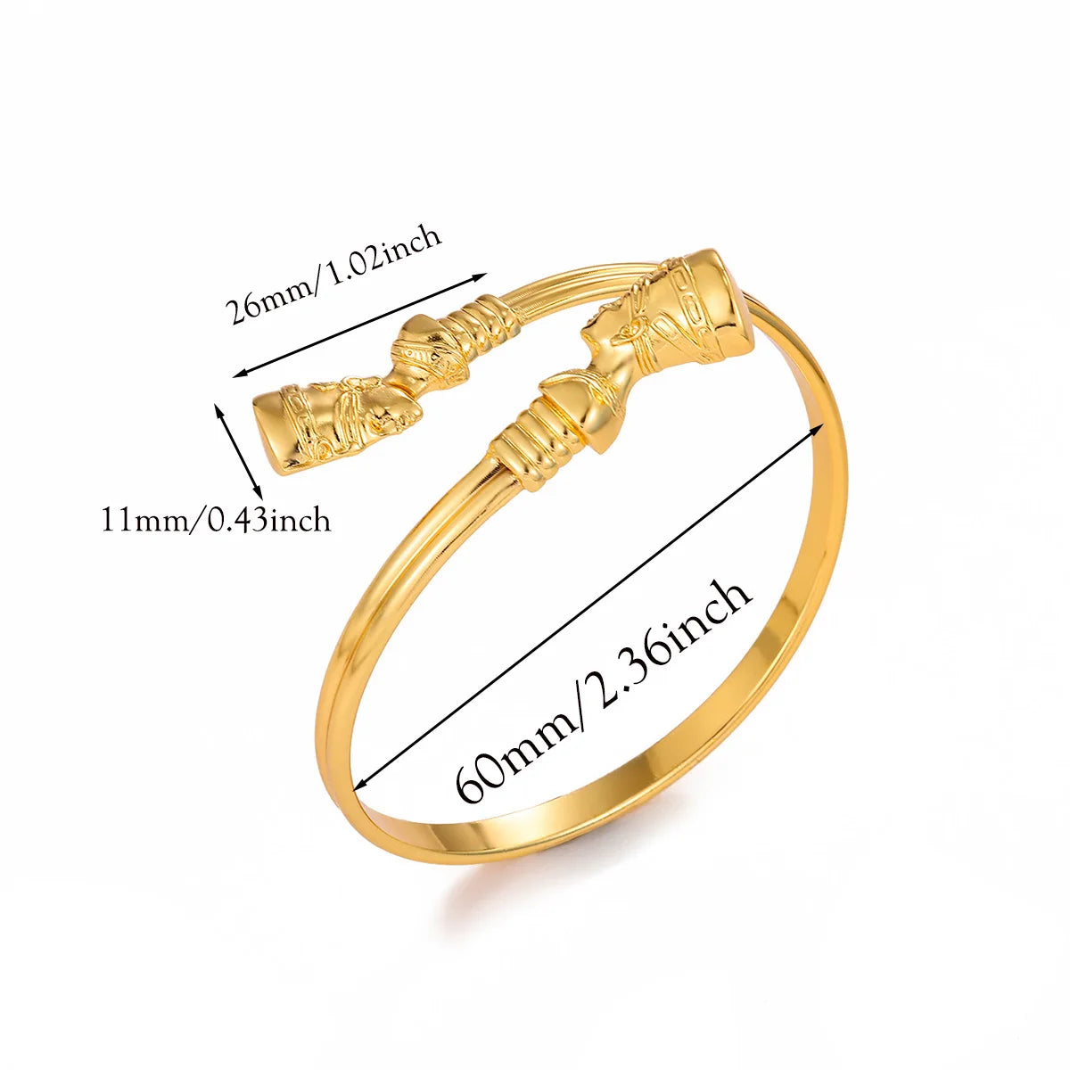 Egyptian Queen Nefertiti Bangles