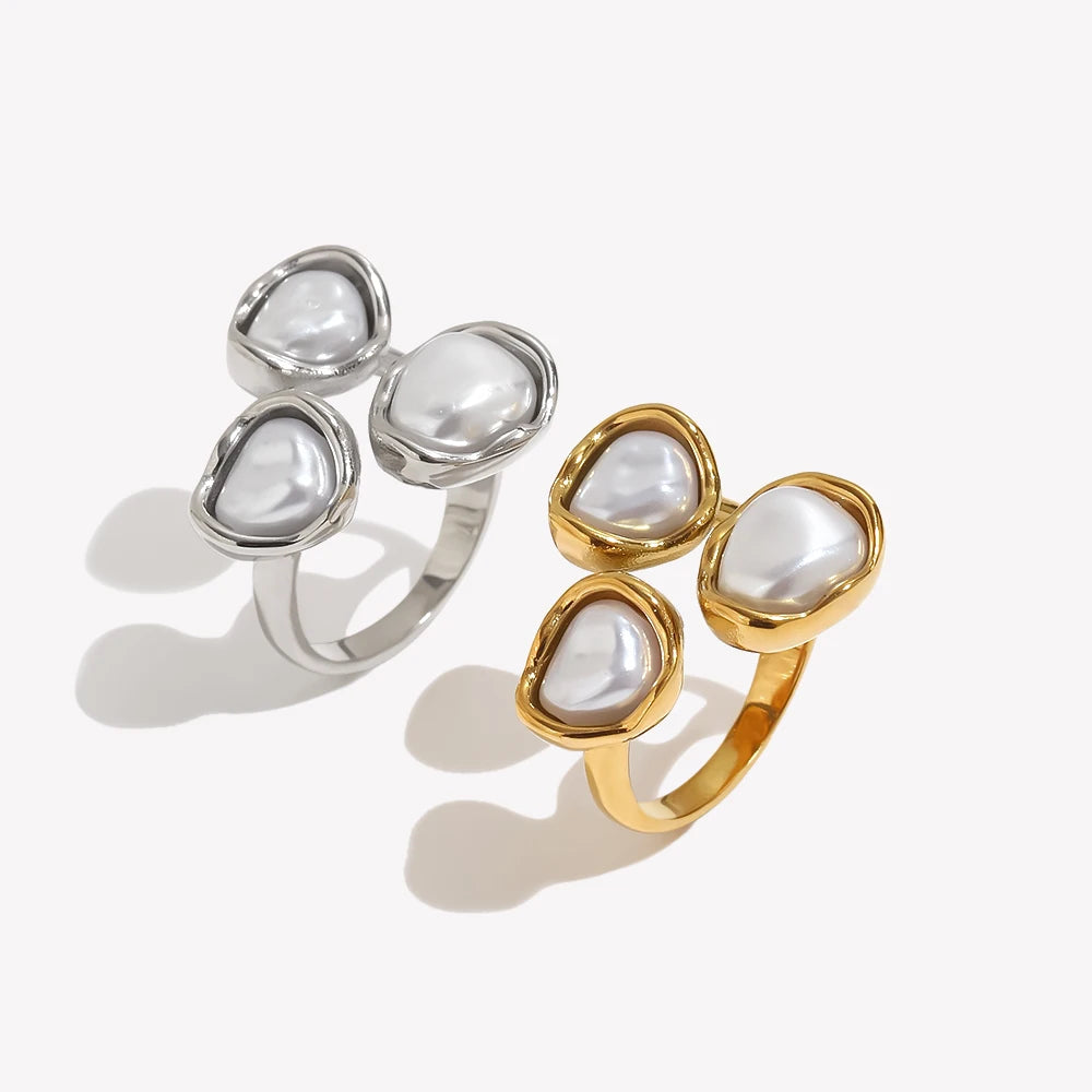 Thetis Baroque Pearl Cuff Ring