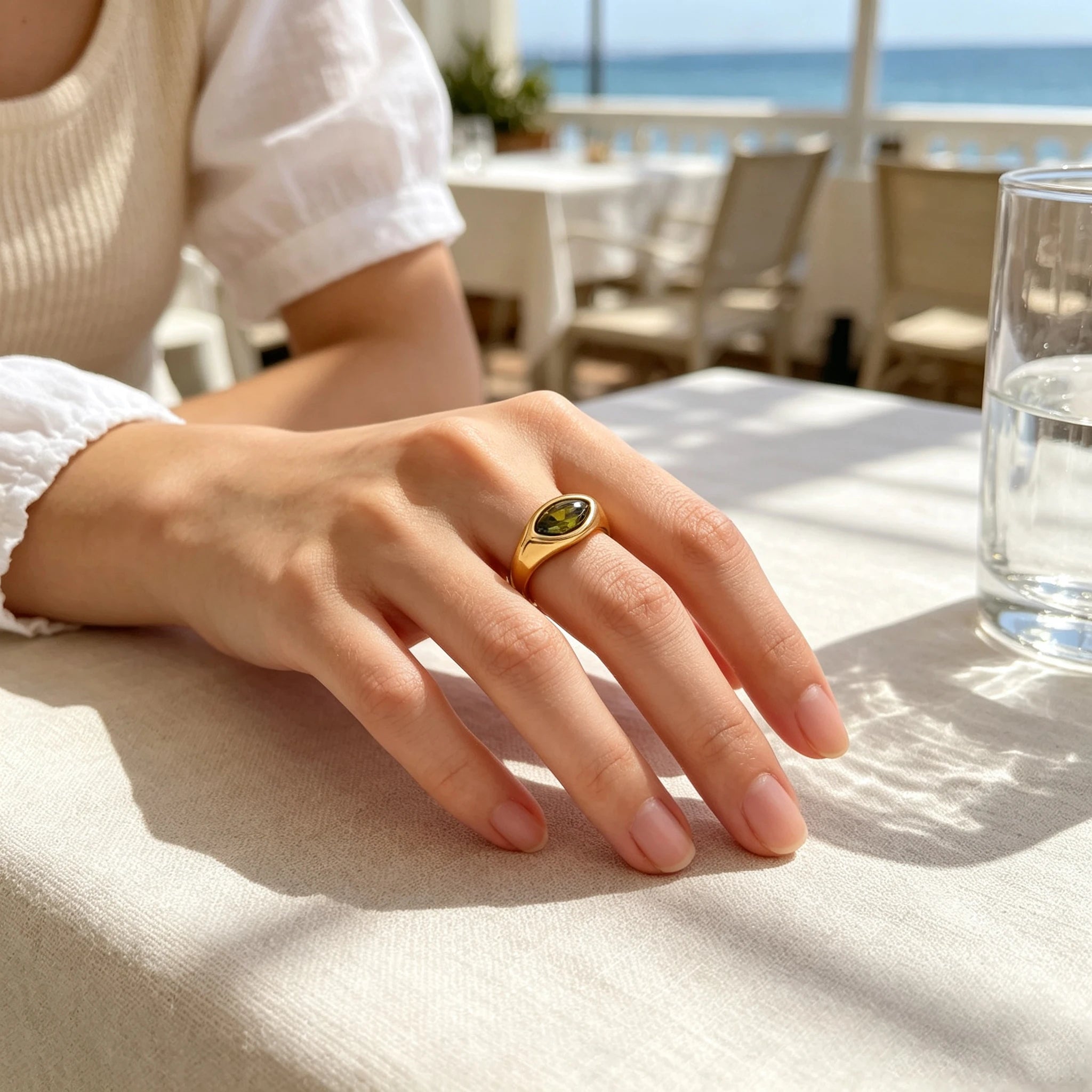 Hecate Crystal Third-Eye Ring