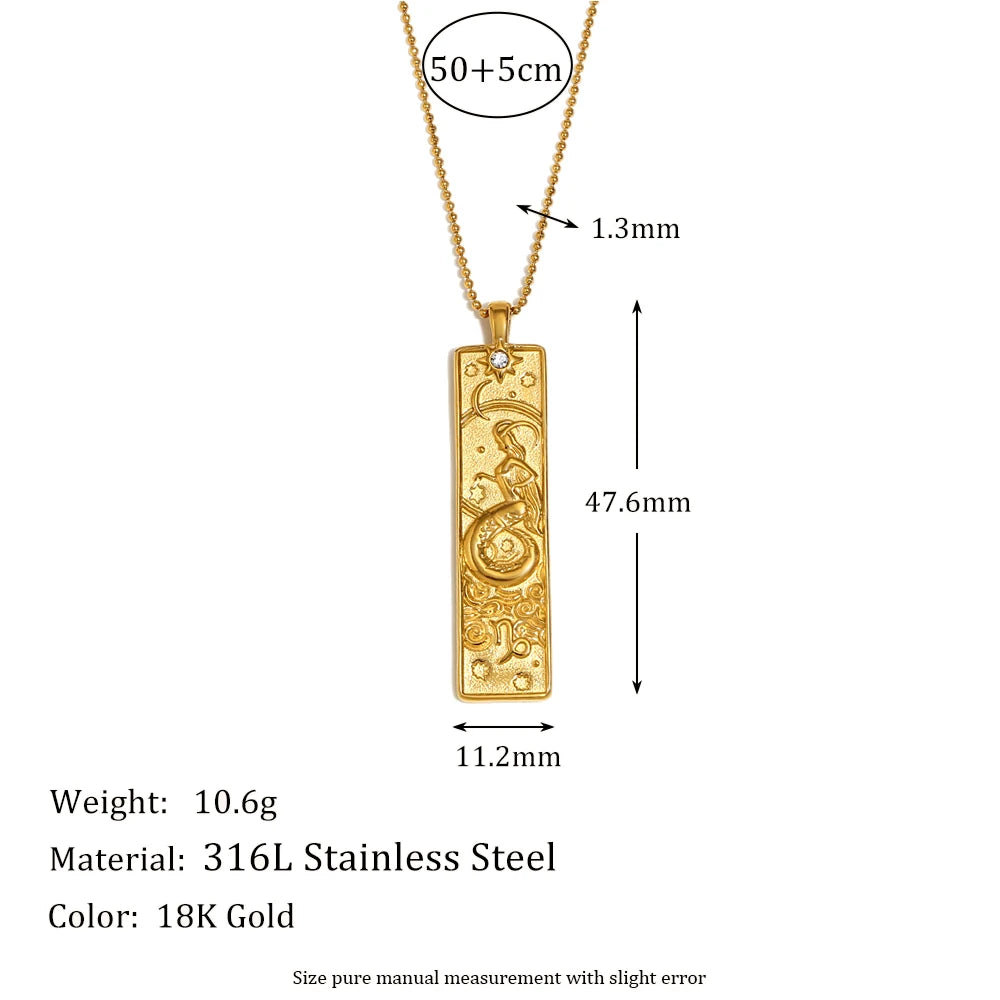 Frigg Zodiac Pendant Necklace