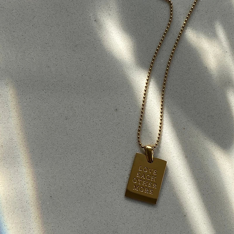 18K Gold Plated Love Pendants