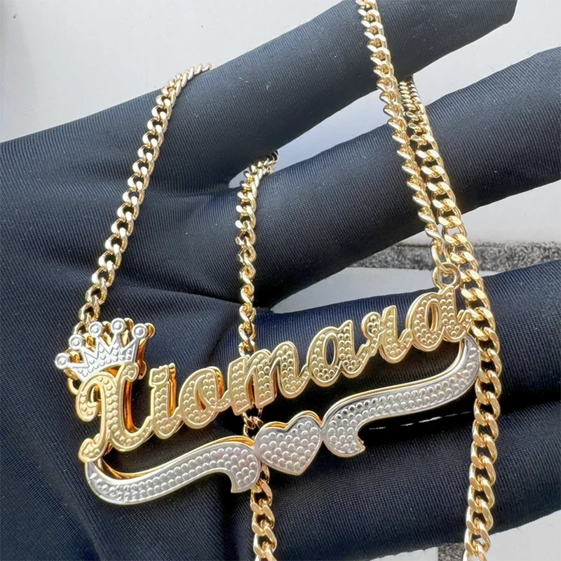 Boujee 3D Name Necklace