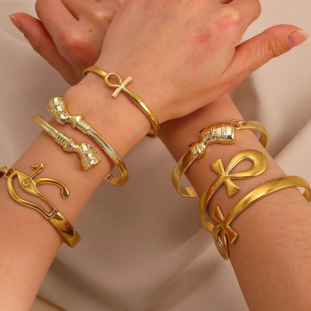Egyptian Queen Nefertiti Bangles