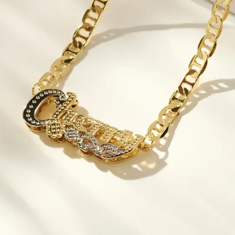 Boujee 3D Name Necklace