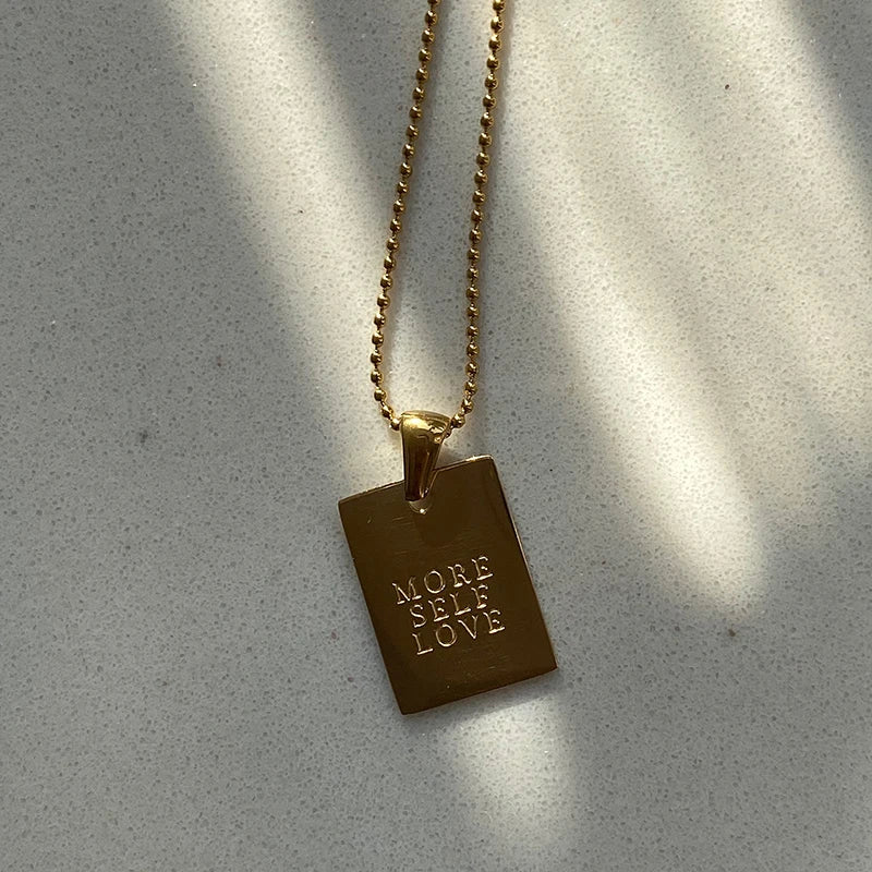18K Gold Plated Love Pendants